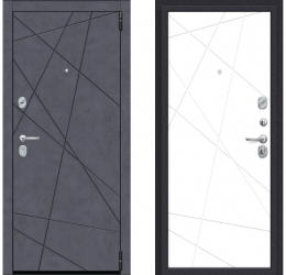 Porta R-3 15/15 Graphite Art/Super White/Лунный камень